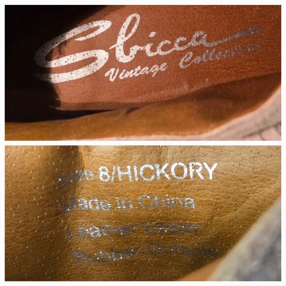 Sbicca Hickory Beige Suede Fringe Trimmed Block Heel Booties Peep Toe Size 8 - Picture 6 of 7